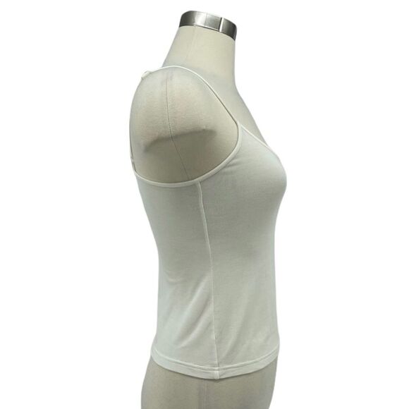 bebe Sheer Short Sleeve Button Down Blouse - Picture 7 of 15